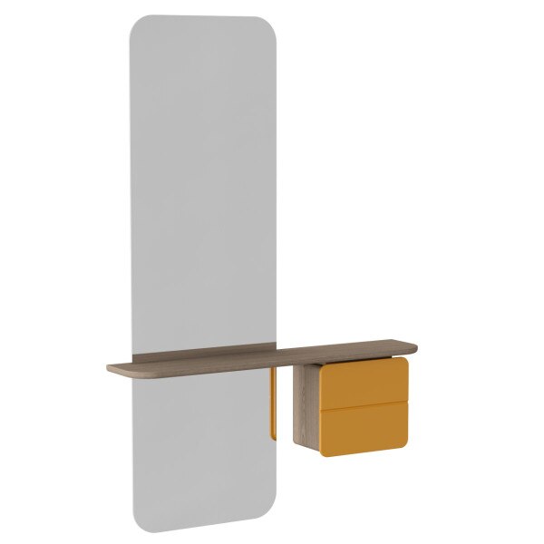 One More Look Mirror w/ Shelf